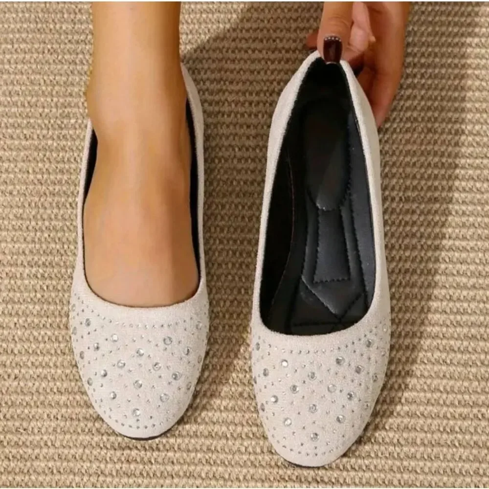 1 pair of Used flats or 30 storage shoe bags